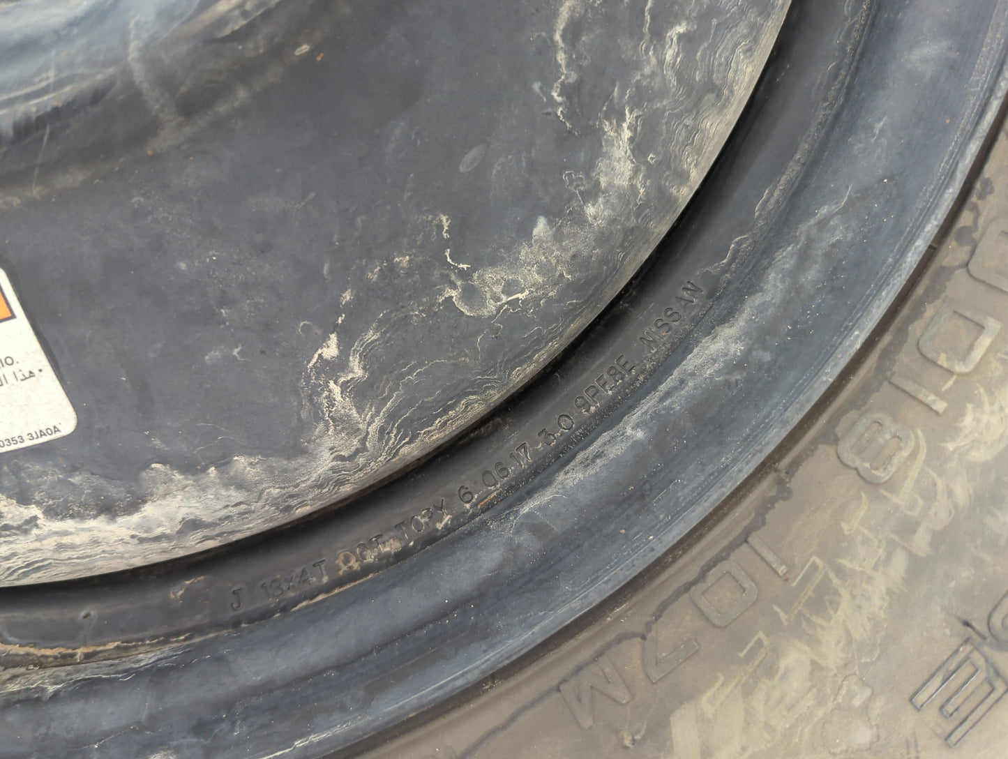2016-2020 Nissan Pathfinder Spare Donut Tire Wheel Rim Oem - Oemusedautoparts1.com