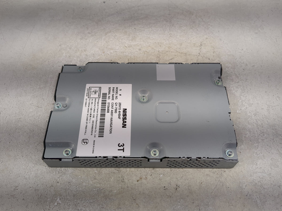 2017 Nissan Pathfinder Radio AM FM Cd Player Receiver Replacement P/N:259154HB4F QY-7580 Fits OEM Used Auto Parts - Oemuseda