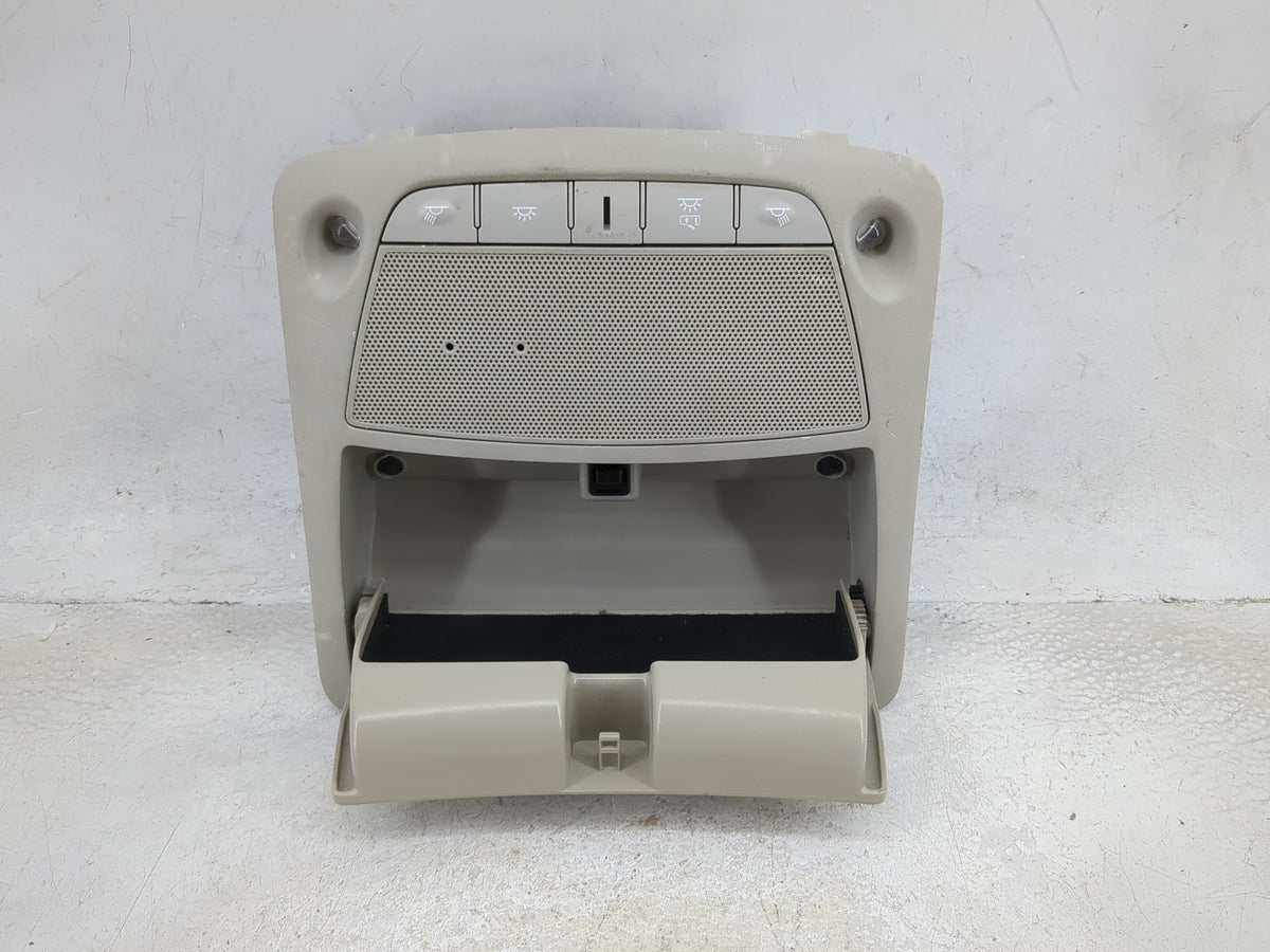 2017 Nissan Pathfinder Overhead Roof Console Tan - Oemusedautoparts1.com