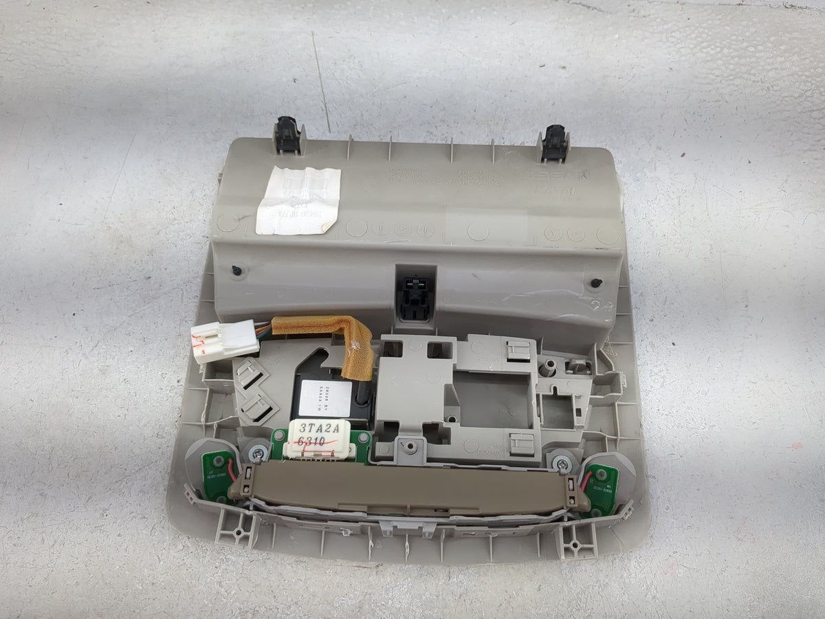 2017 Nissan Pathfinder Overhead Roof Console Tan - Oemusedautoparts1.com