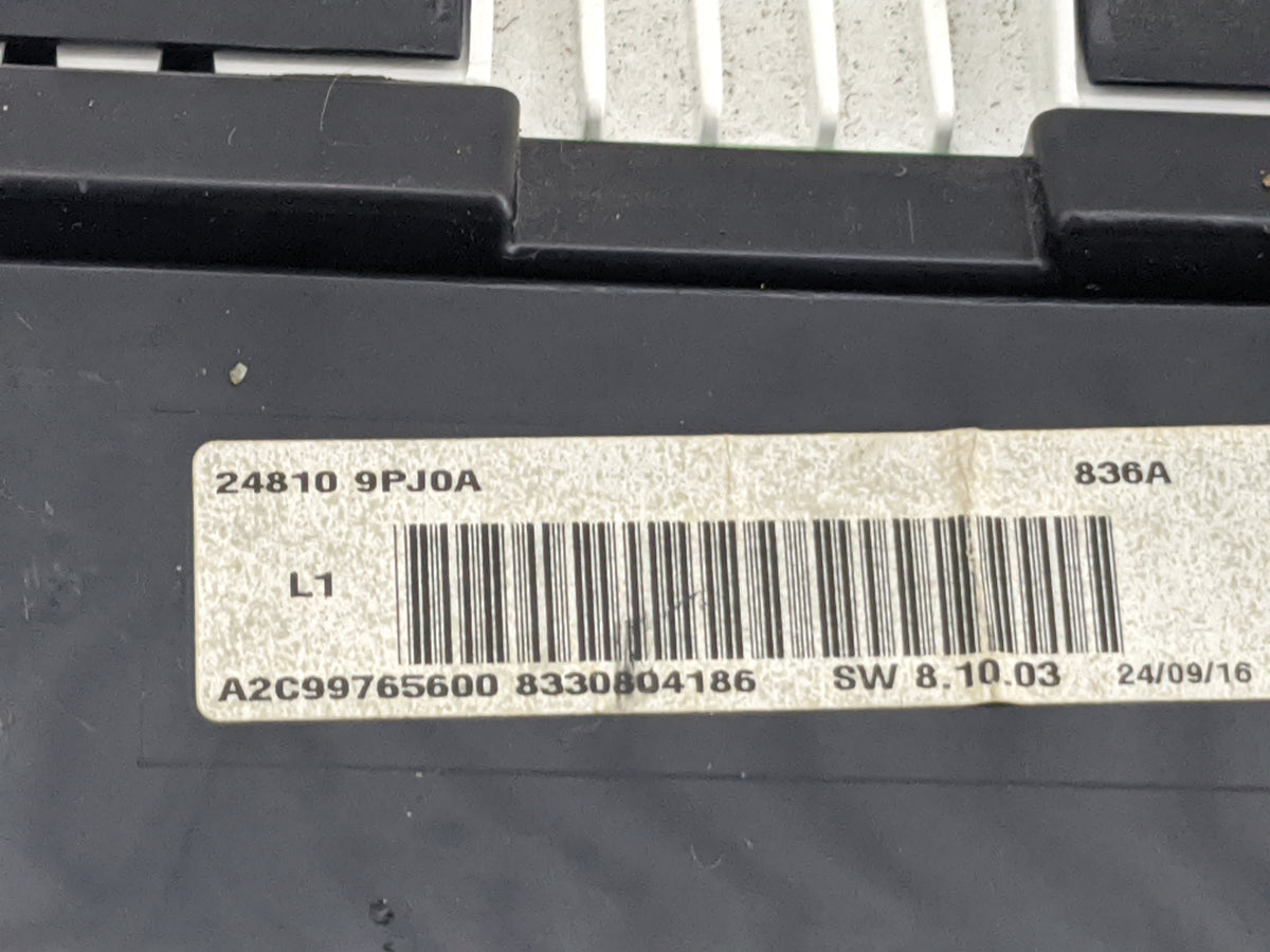 2017 Nissan Pathfinder Instrument Cluster Speedometer Gauges P/N:24810 9PJ0A A2C99765600 Miles:87K Fits OEM Used Auto Parts 
