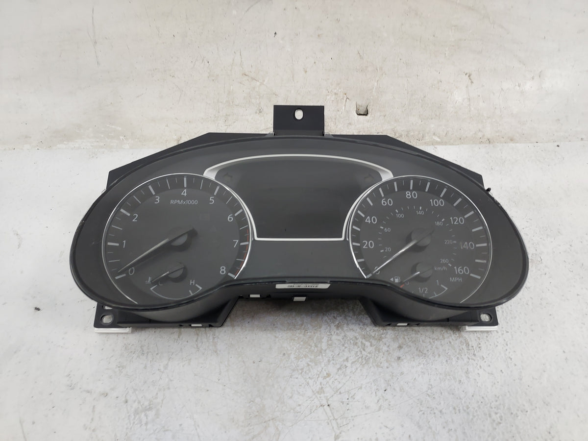 2017 Nissan Pathfinder Instrument Cluster Speedometer Gauges P/N:24810 9PJ0A A2C99765600 Miles: Fits OEM Used Auto Parts - O