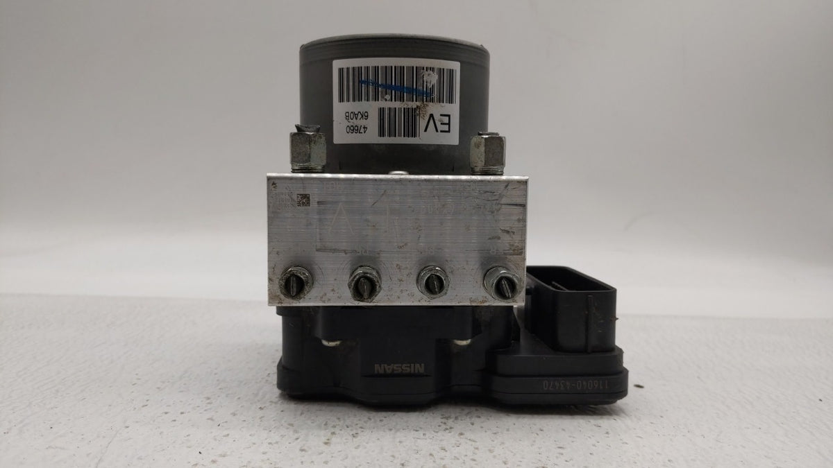 2017 Nissan Pathfinder Anti-Lock Brake ABS Pump Module Actuator OEM P/N:47660-9PP1B 47660-6KA0B Fits OEM Used Auto Parts - O
