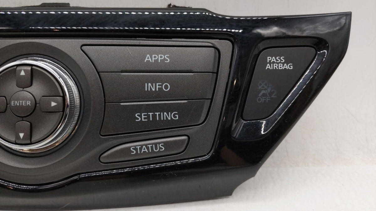 2017 Nissan Pathfinder Information Radio Display Screen - Oemusedautoparts1.com