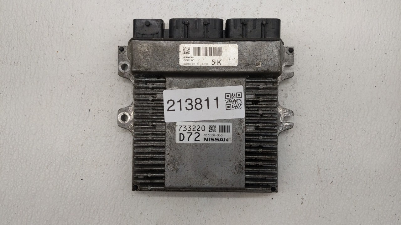 2017 Nissan Pathfinder PCM Engine Control Computer ECU ECM PCU OEM P/N:BED403-300 A1 NEC028-065, NEC028-067, BED403-300 A2 F