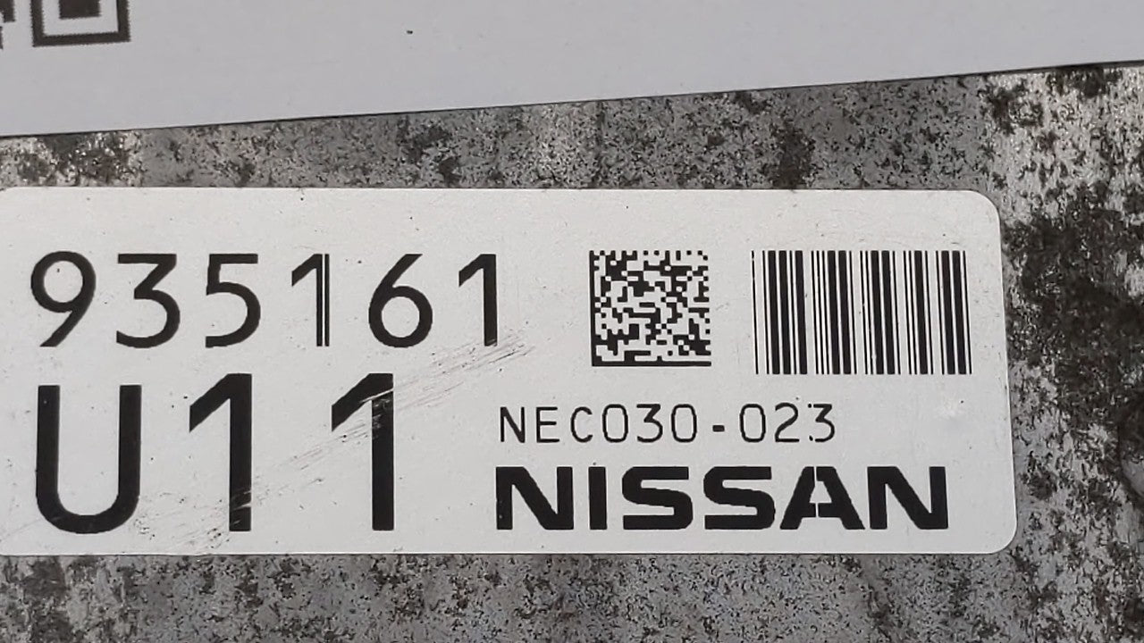 2017 Nissan Pathfinder PCM Engine Control Computer ECU ECM PCU OEM P/N:BED403-300 A1 NEC028-065, NEC028-067, BED403-300 A2 F