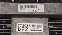2017 Nissan Pathfinder PCM Engine Control Computer ECU ECM PCU OEM P/N:BED403-300 A1 NEC028-065, NEC028-067, BED403-300 A2 F