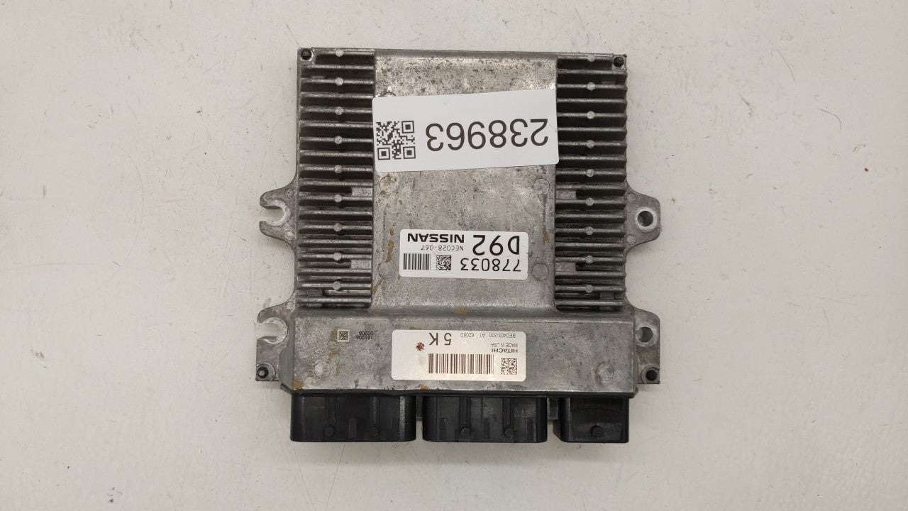 2017 Nissan Pathfinder PCM Engine Control Computer ECU ECM PCU OEM P/N:BED403-300 A1 NEC028-065, NEC028-067, BED403-300 A2 F