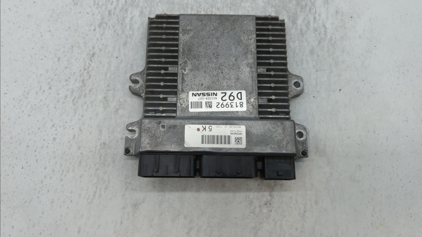 2017 Nissan Pathfinder PCM Engine Control Computer ECU ECM PCU OEM P/N:BED403-300 A1 NEC028-065, NEC028-067, BED403-300 A2 F