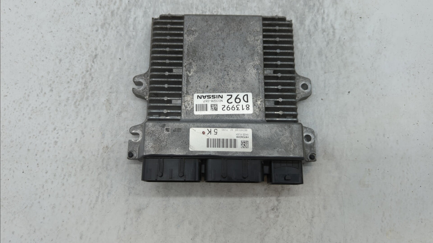 2017 Nissan Pathfinder PCM Engine Control Computer ECU ECM PCU OEM P/N:BED403-300 A1 NEC028-065, NEC028-067, BED403-300 A2 F