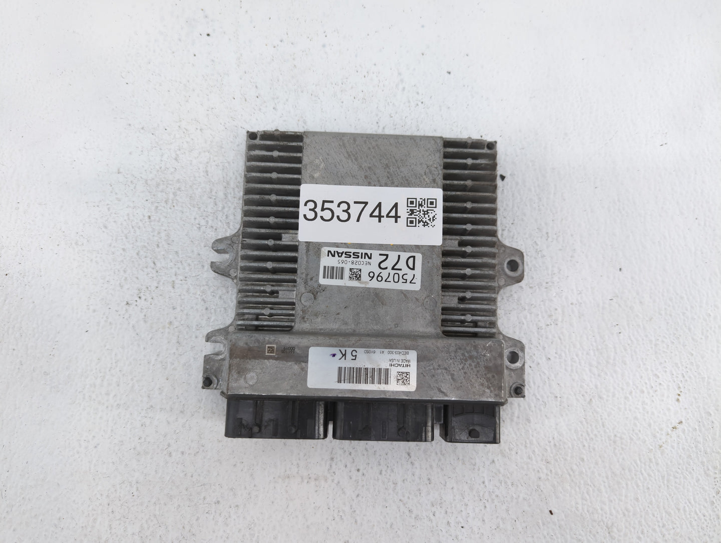 2017 Nissan Pathfinder PCM Engine Control Computer ECU ECM PCU OEM P/N:NEC028-065 NEC030-030, NEC020-044 Fits OEM Used Auto 