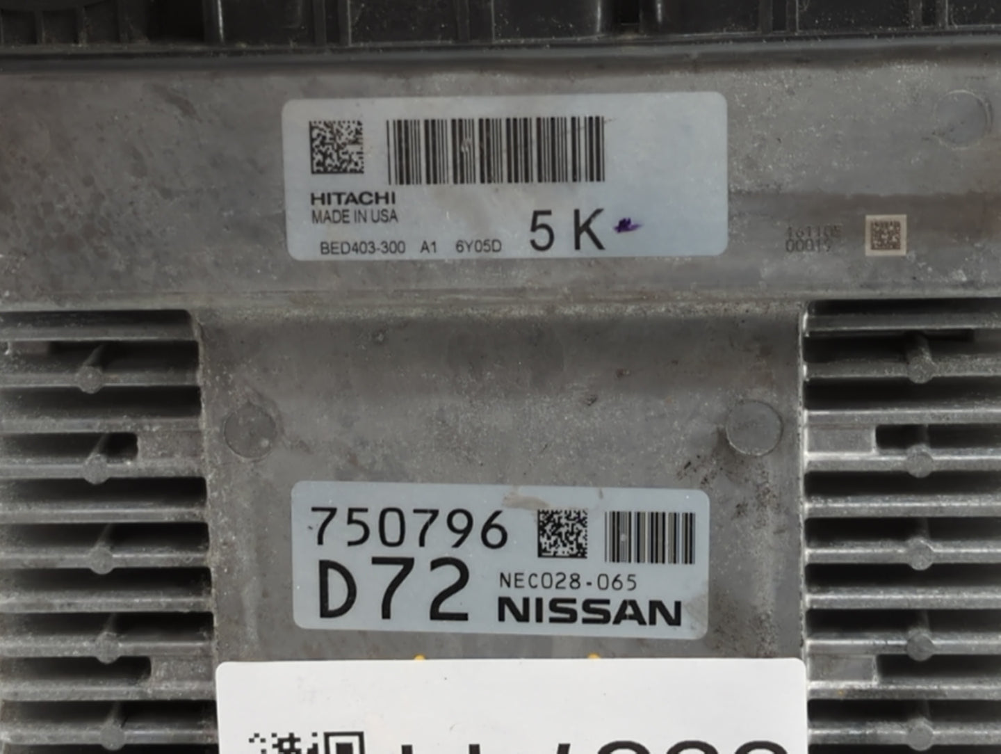 2017 Nissan Pathfinder PCM Engine Control Computer ECU ECM PCU OEM P/N:NEC028-065 NEC030-030, NEC020-044 Fits OEM Used Auto 