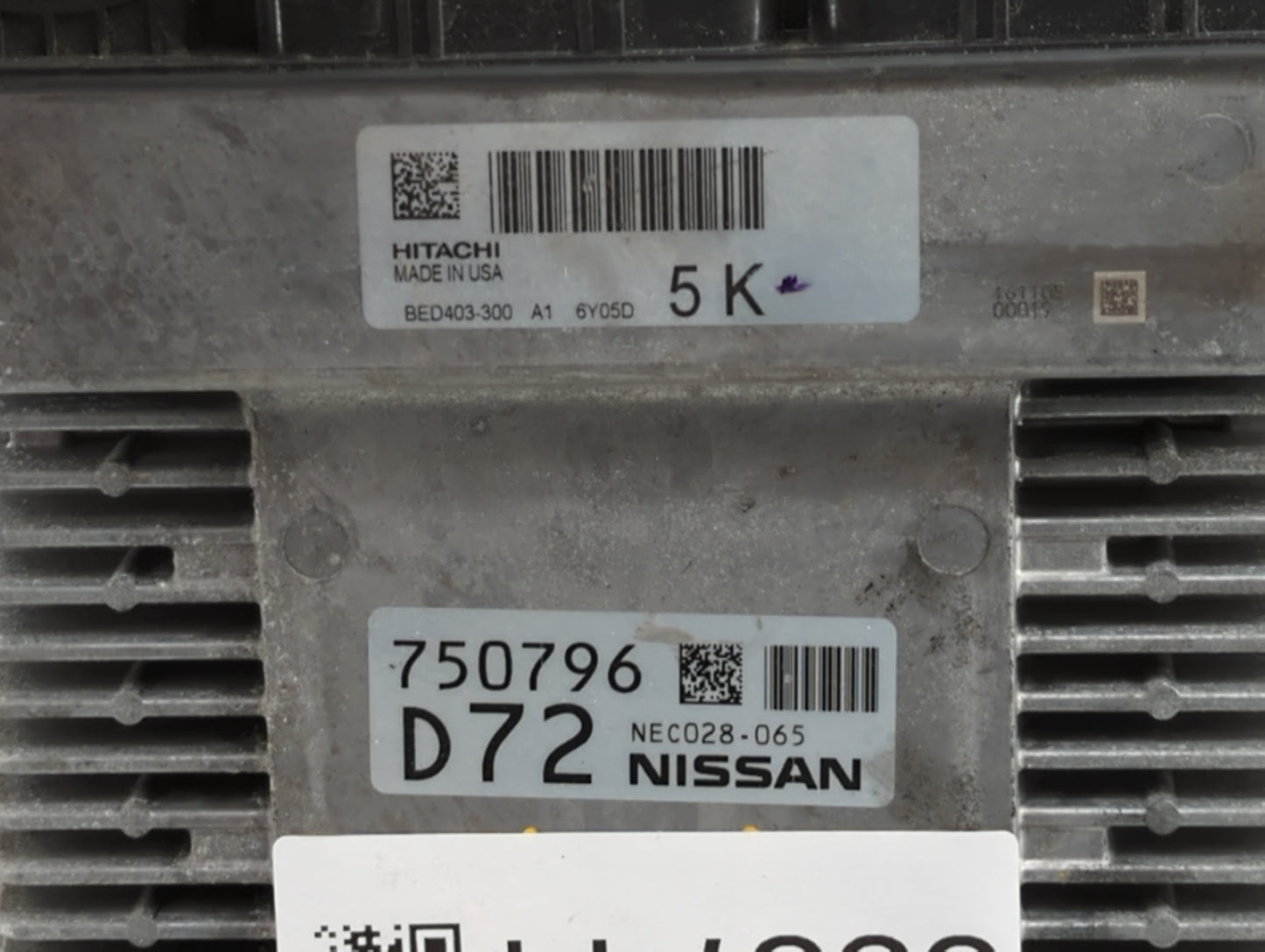 2017 Nissan Pathfinder PCM Engine Control Computer ECU ECM PCU OEM P/N:NEC028-065 NEC030-030, NEC020-044 Fits OEM Used Auto 