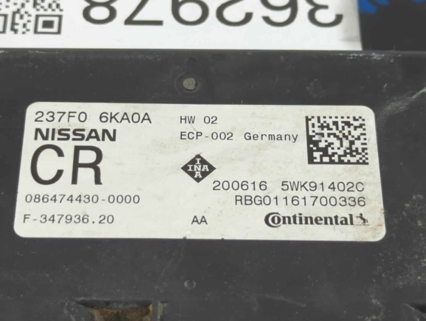2017-2018 Nissan Pathfinder Transmission Control Module Tcu Tcm - Oemusedautoparts1.com