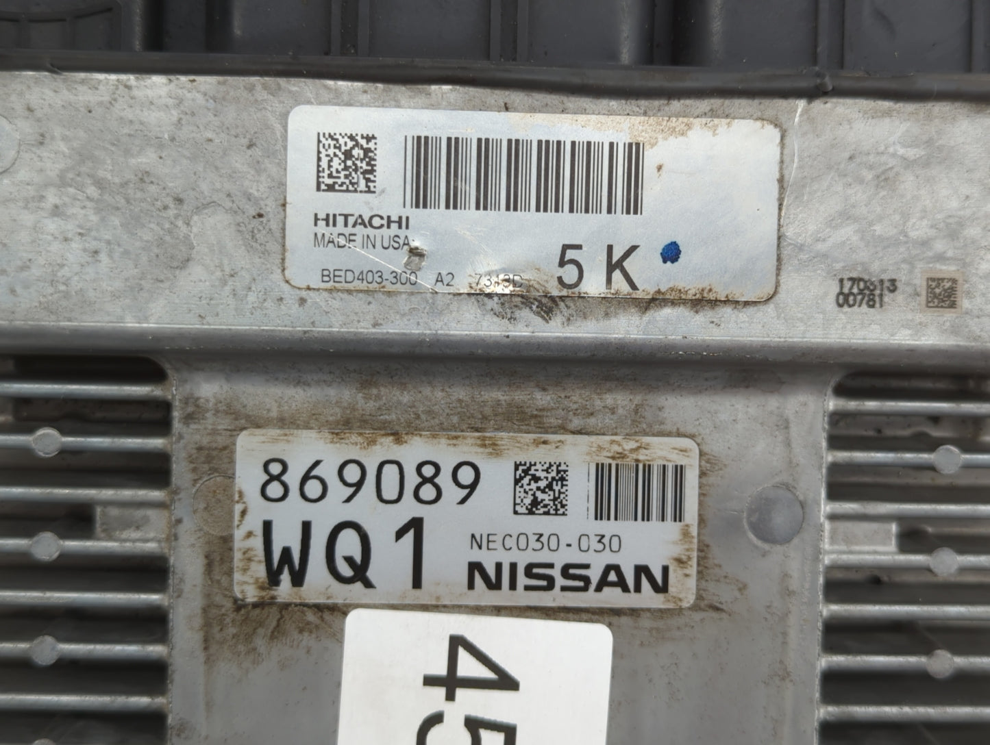 2017 Nissan Pathfinder PCM Engine Control Computer ECU ECM PCU OEM P/N:NEC030-030 NEC028-073, NEC030-031, NEC028-067 Fits OE