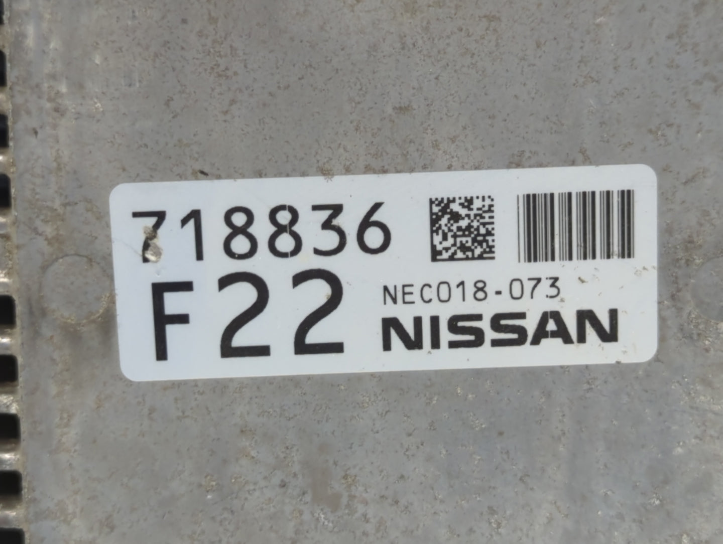 2017 Nissan Pathfinder PCM Engine Control Computer ECU ECM PCU OEM P/N:NEC028-073 Fits OEM Used Auto Parts - Oemusedautopart