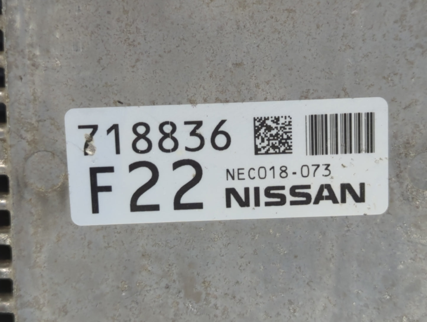 2017 Nissan Pathfinder PCM Engine Control Computer ECU ECM PCU OEM P/N:NEC028-073 Fits OEM Used Auto Parts - Oemusedautopart
