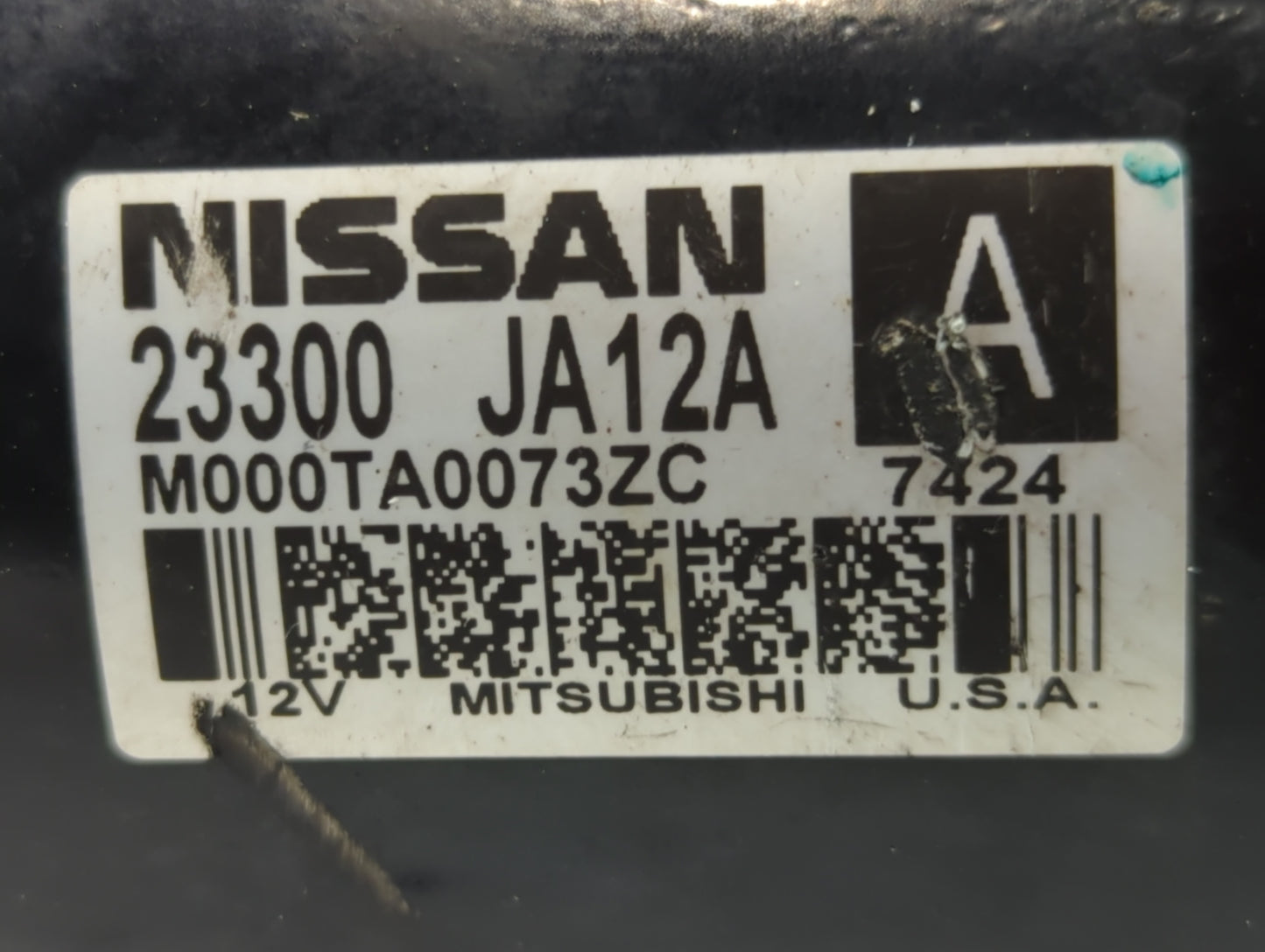 2013-2017 Nissan Pathfinder Car Starter Motor Solenoid OEM P/N:23300 JA12A Fits Fits 2013 2014 2017 OEM Used Auto Parts - Oe