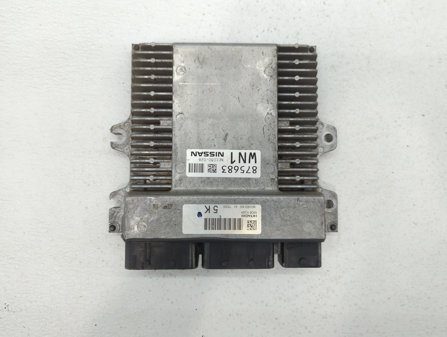 2017 Nissan Pathfinder PCM Engine Control Computer ECU ECM PCU OEM P/N:NEC030-028 NEC028-073 Fits OEM Used Auto Parts - Oemu