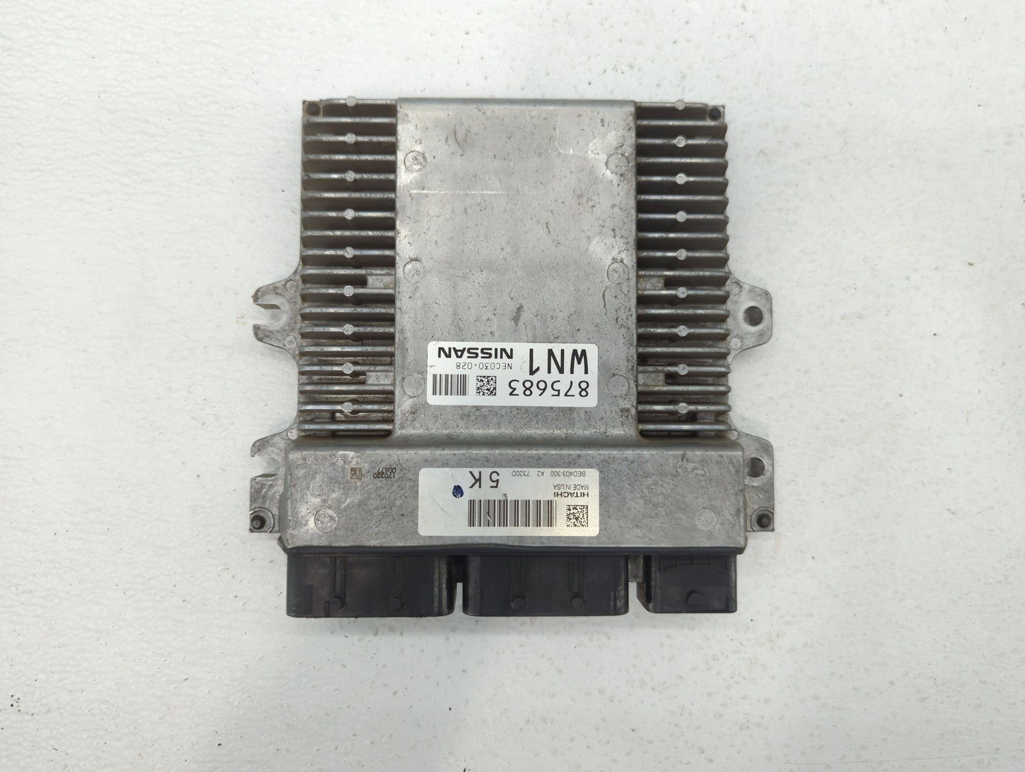 2017 Nissan Pathfinder PCM Engine Control Computer ECU ECM PCU OEM P/N:NEC030-028 NEC028-073 Fits OEM Used Auto Parts - Oemu