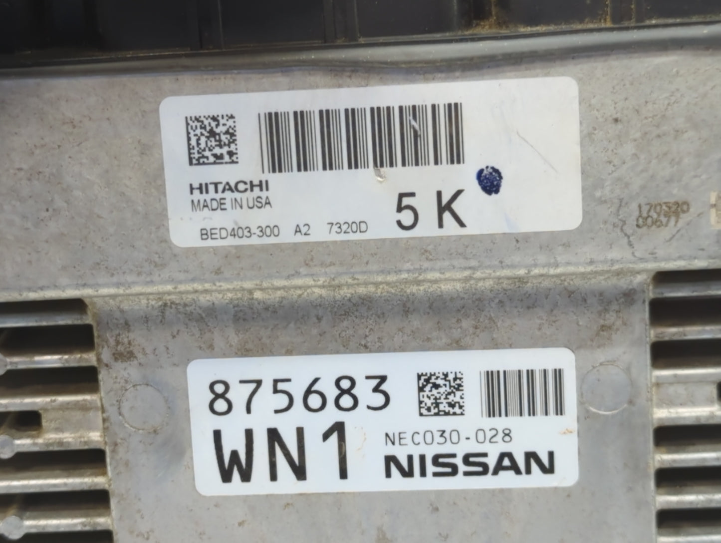 2017 Nissan Pathfinder PCM Engine Control Computer ECU ECM PCU OEM P/N:NEC030-028 NEC028-073 Fits OEM Used Auto Parts - Oemu