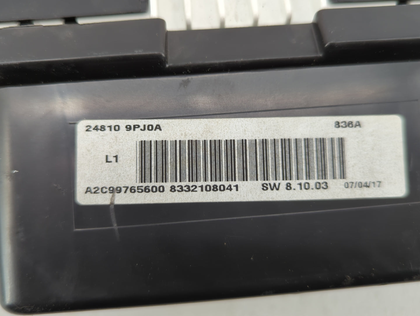 2017 Nissan Pathfinder Instrument Cluster Speedometer Gauges P/N:24810 9PJ0A Fits OEM Used Auto Parts - Oemusedautoparts1.co