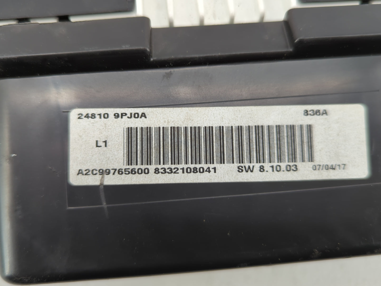 2017 Nissan Pathfinder Instrument Cluster Speedometer Gauges P/N:24810 9PJ0A Fits OEM Used Auto Parts - Oemusedautoparts1.co