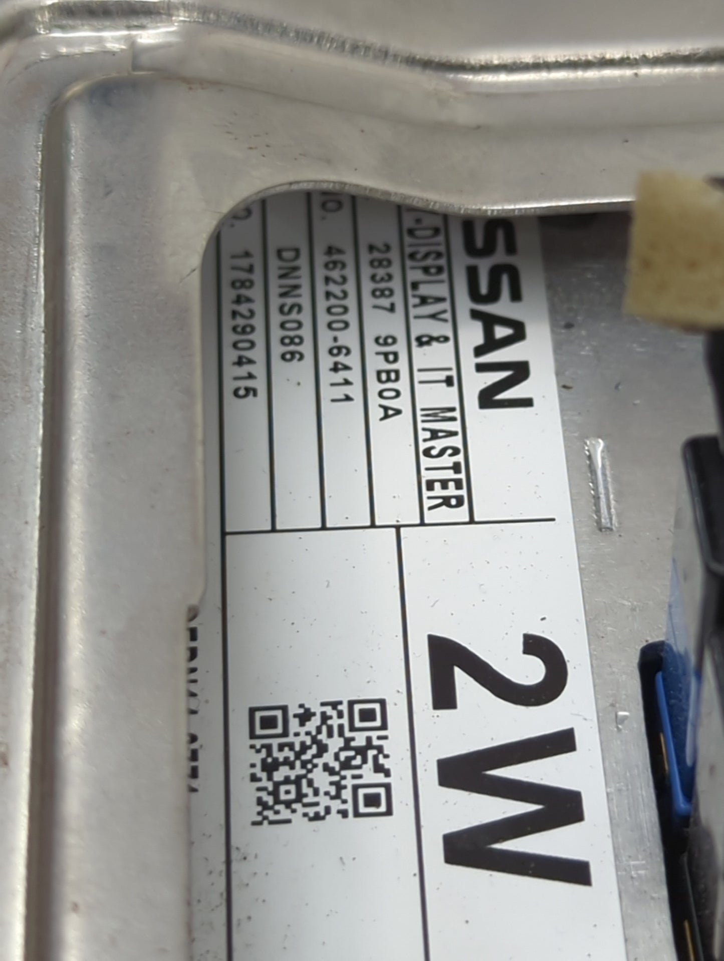 2017 Nissan Pathfinder Radio AM FM Cd Player Receiver Replacement P/N:28387 9PB0A 462200-6411, DNNS086 Fits OEM Used Auto Pa