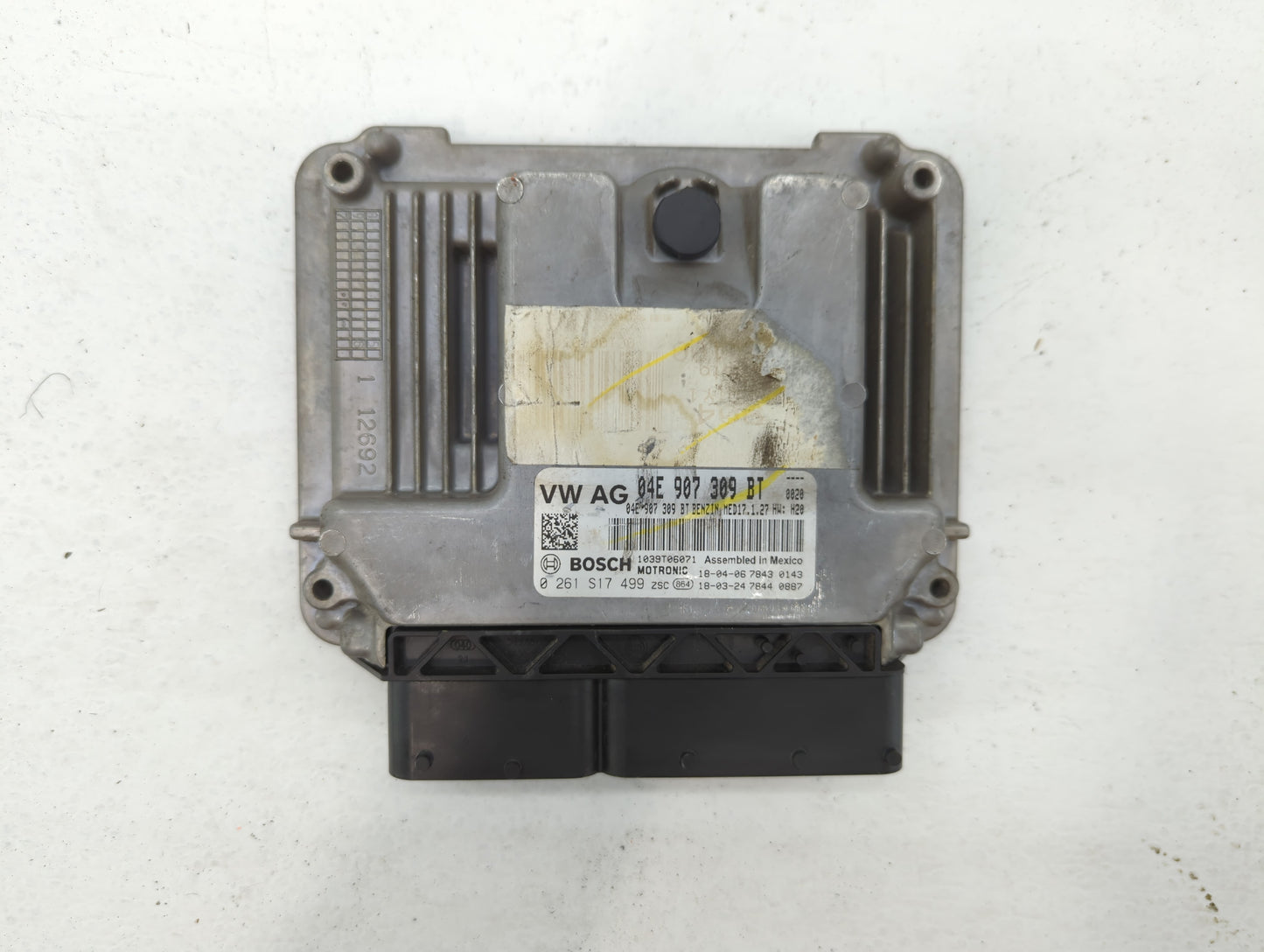2017 Nissan Pathfinder PCM Engine Control Computer ECU ECM PCU OEM P/N:04E 907 309 BT Fits OEM Used Auto Parts - Oemusedauto