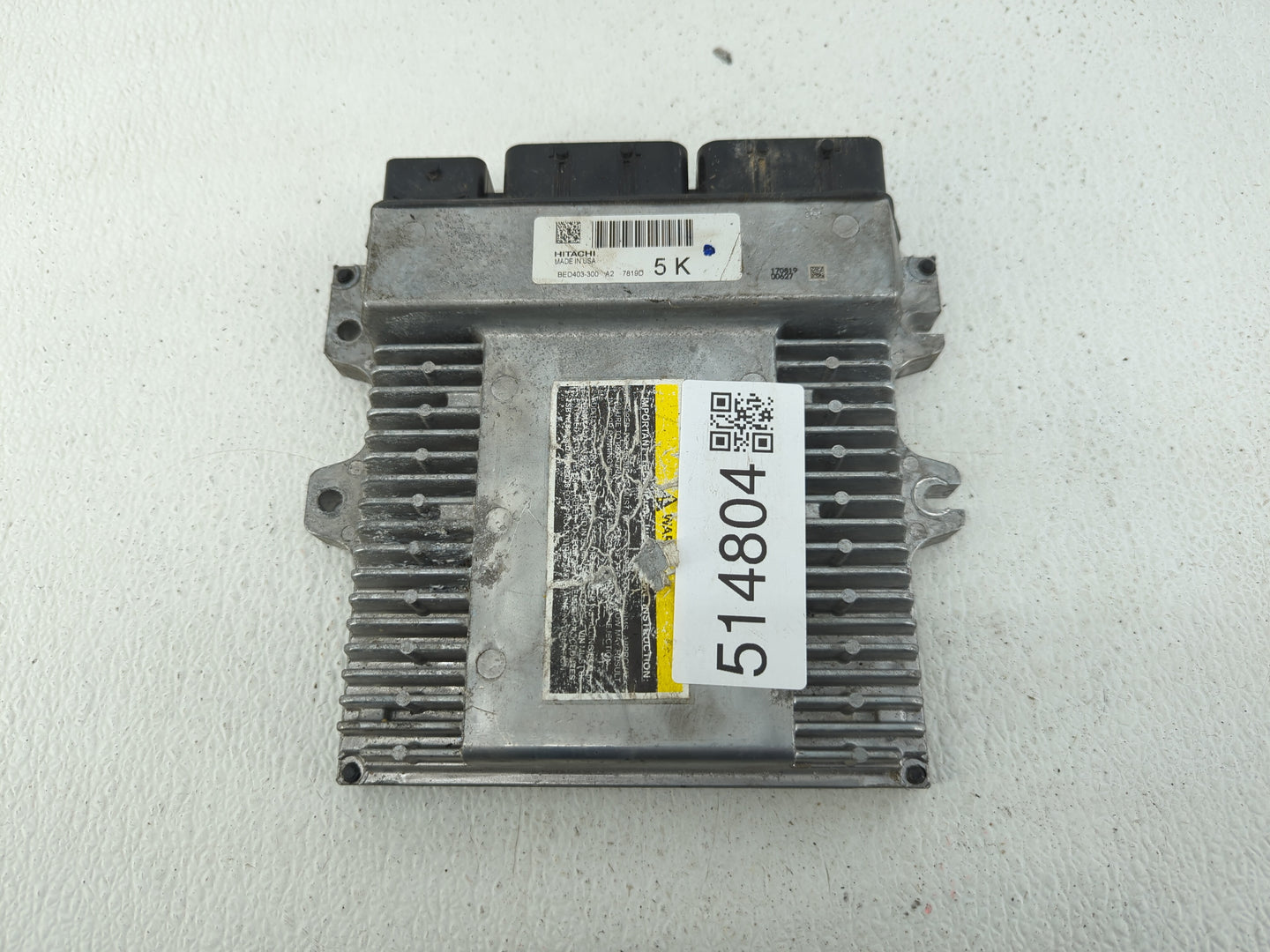 2017 Nissan Pathfinder PCM Engine Control Computer ECU ECM PCU OEM P/N:BED403-300 A2 NEC018-069, NEC030-030, NEC030-028 Fits