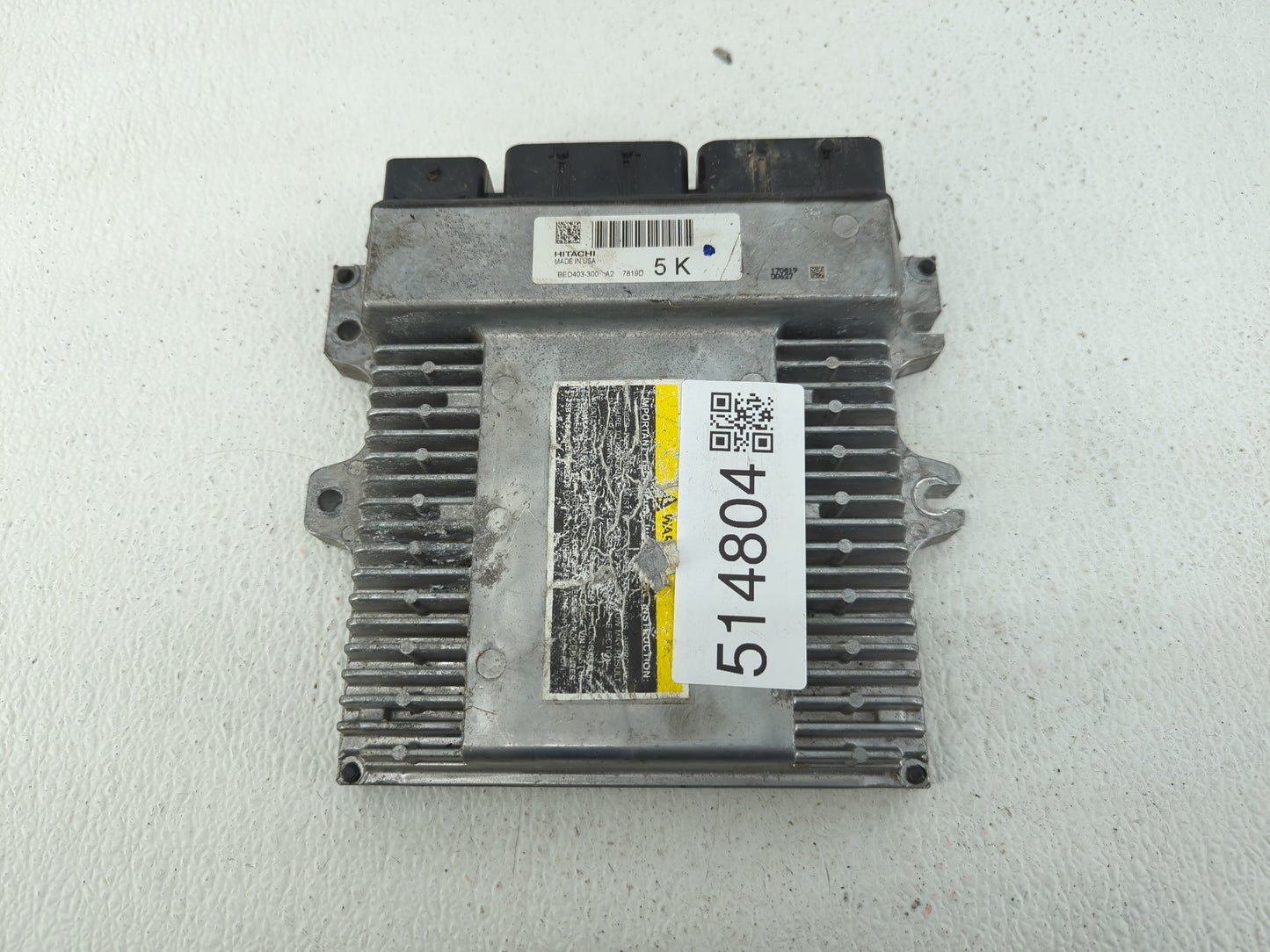 2017 Nissan Pathfinder PCM Engine Control Computer ECU ECM PCU OEM P/N:BED403-300 A2 NEC018-069, NEC030-030, NEC030-028 Fits