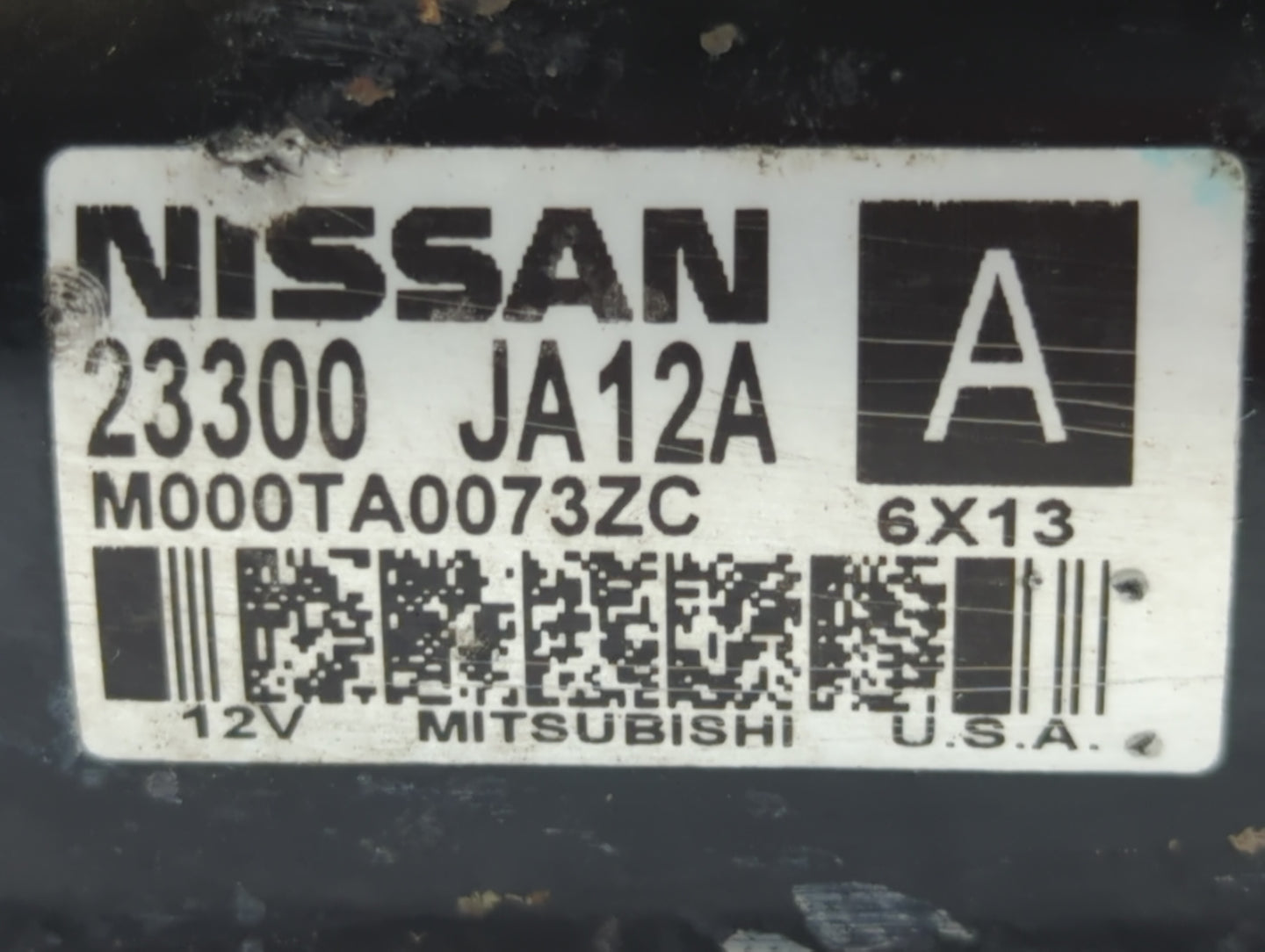 2013-2017 Nissan Pathfinder Car Starter Motor Solenoid OEM P/N:23300 JA12A Fits Fits 2013 2014 2017 OEM Used Auto Parts - Oe