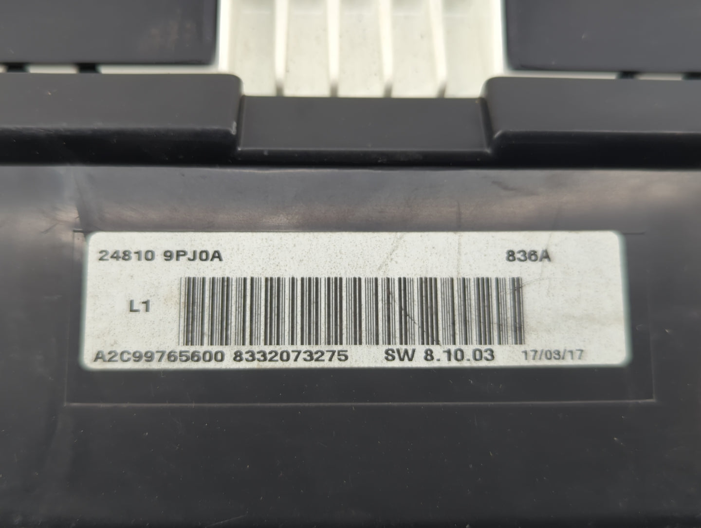 2017 Nissan Pathfinder Instrument Cluster Speedometer Gauges P/N:24810 9PJ0A Fits OEM Used Auto Parts - Oemusedautoparts1.co