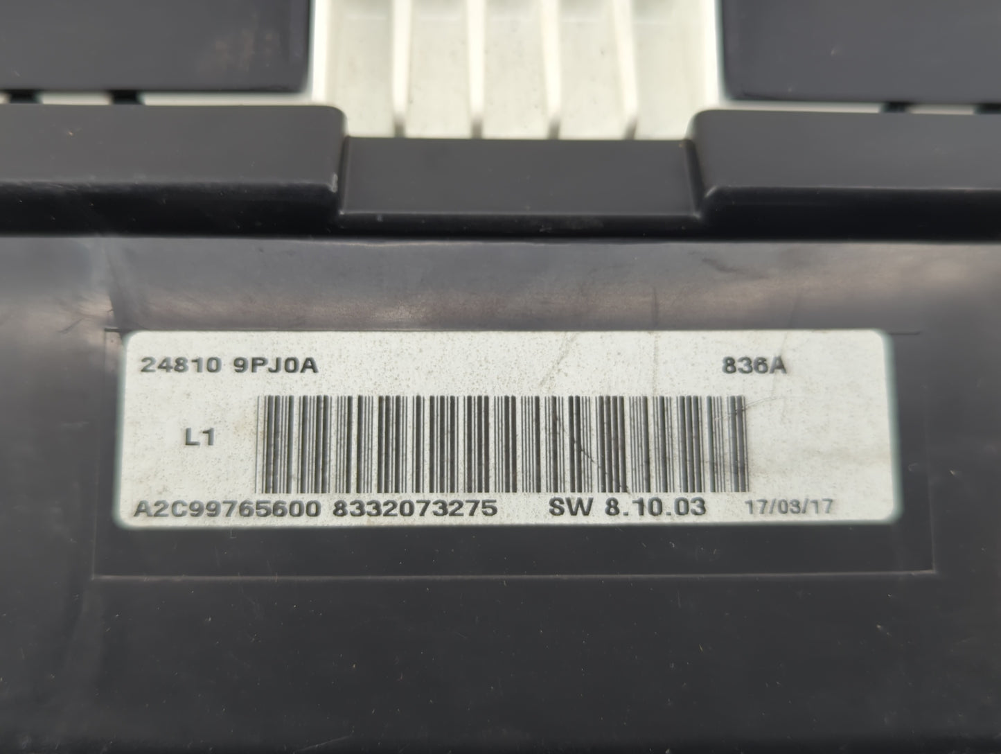 2017 Nissan Pathfinder Instrument Cluster Speedometer Gauges P/N:24810 9PJ0A Fits OEM Used Auto Parts - Oemusedautoparts1.co