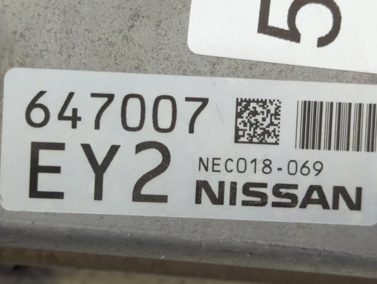 2017 Nissan Pathfinder PCM Engine Control Computer ECU ECM PCU OEM P/N:NEC018-069 237F0 6KA0A OEM Used Auto Parts - Oemuseda