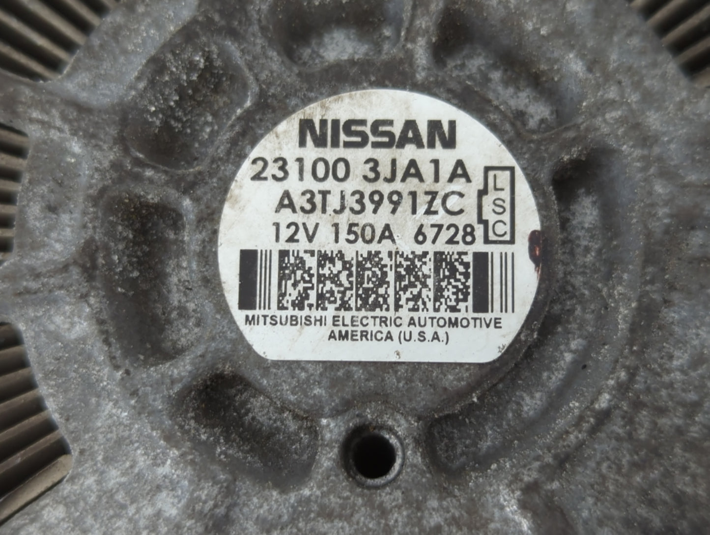 2017-2020 Nissan Pathfinder Alternator Replacement Generator Charging Assembly Engine OEM P/N:A3TJ3991ZC 23100 3JA1A Fits OE
