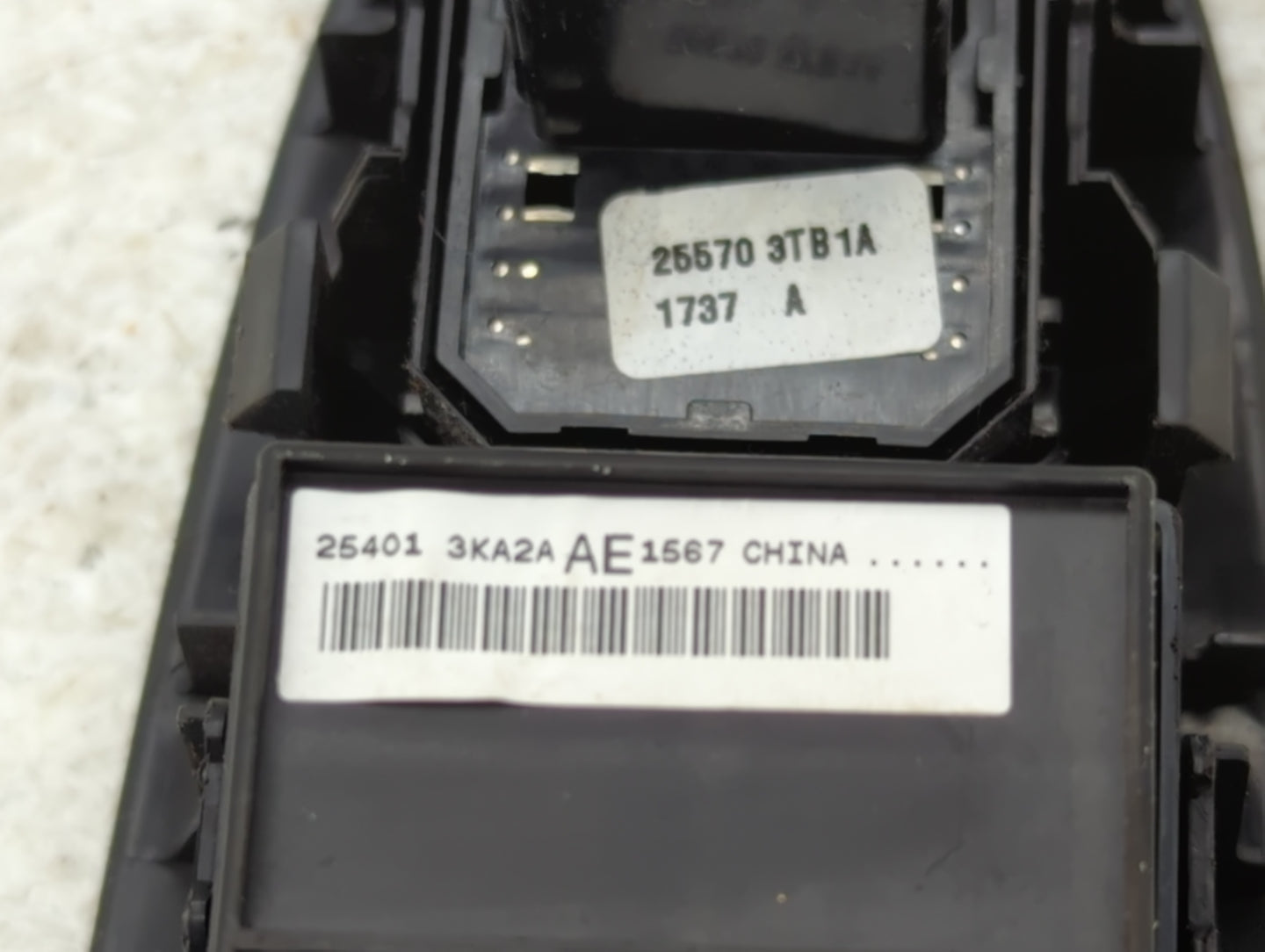 2013-2020 Nissan Pathfinder Master Power Window Switch Replacement Driver Side Left P/N:AE1567 25401 3KA2AAE Fits OEM Used A