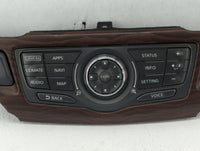 2017 Nissan Pathfinder Radio AM FM Cd Player Receiver Replacement P/N:9PJ2A210262 Fits OEM Used Auto Parts - Oemusedautopart