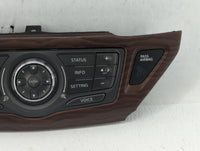 2017 Nissan Pathfinder Radio AM FM Cd Player Receiver Replacement P/N:9PJ2A210262 Fits OEM Used Auto Parts - Oemusedautopart