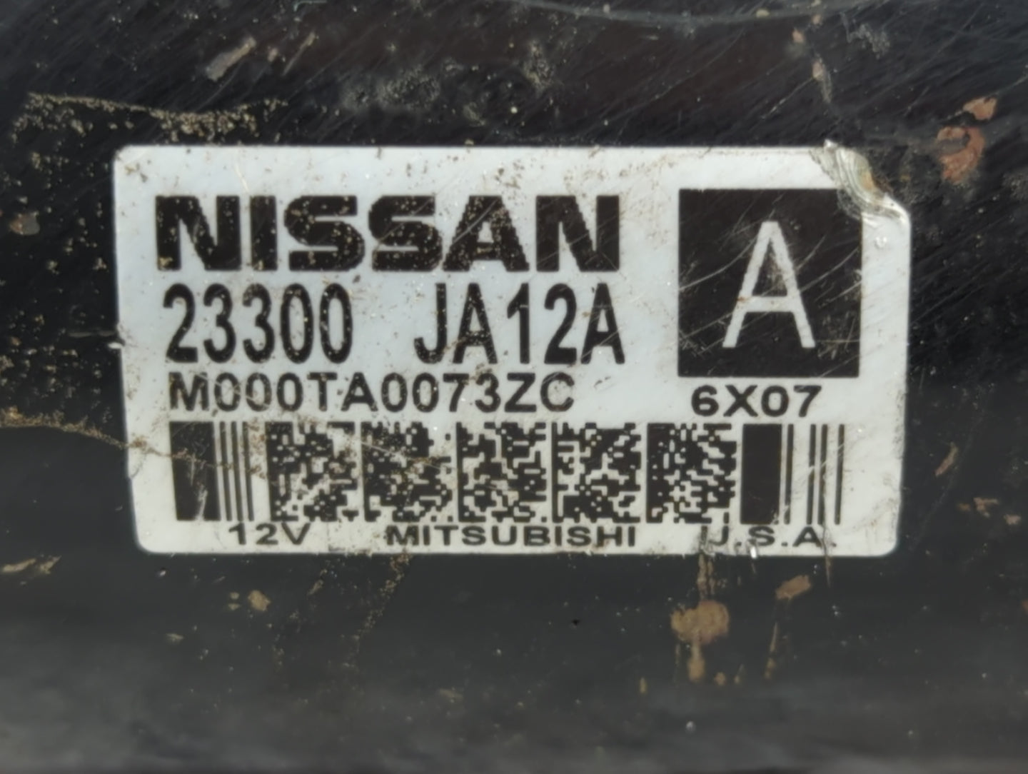 2013-2017 Nissan Pathfinder Car Starter Motor Solenoid OEM P/N:23300 JA12A Fits Fits 2013 2014 2017 OEM Used Auto Parts - Oe