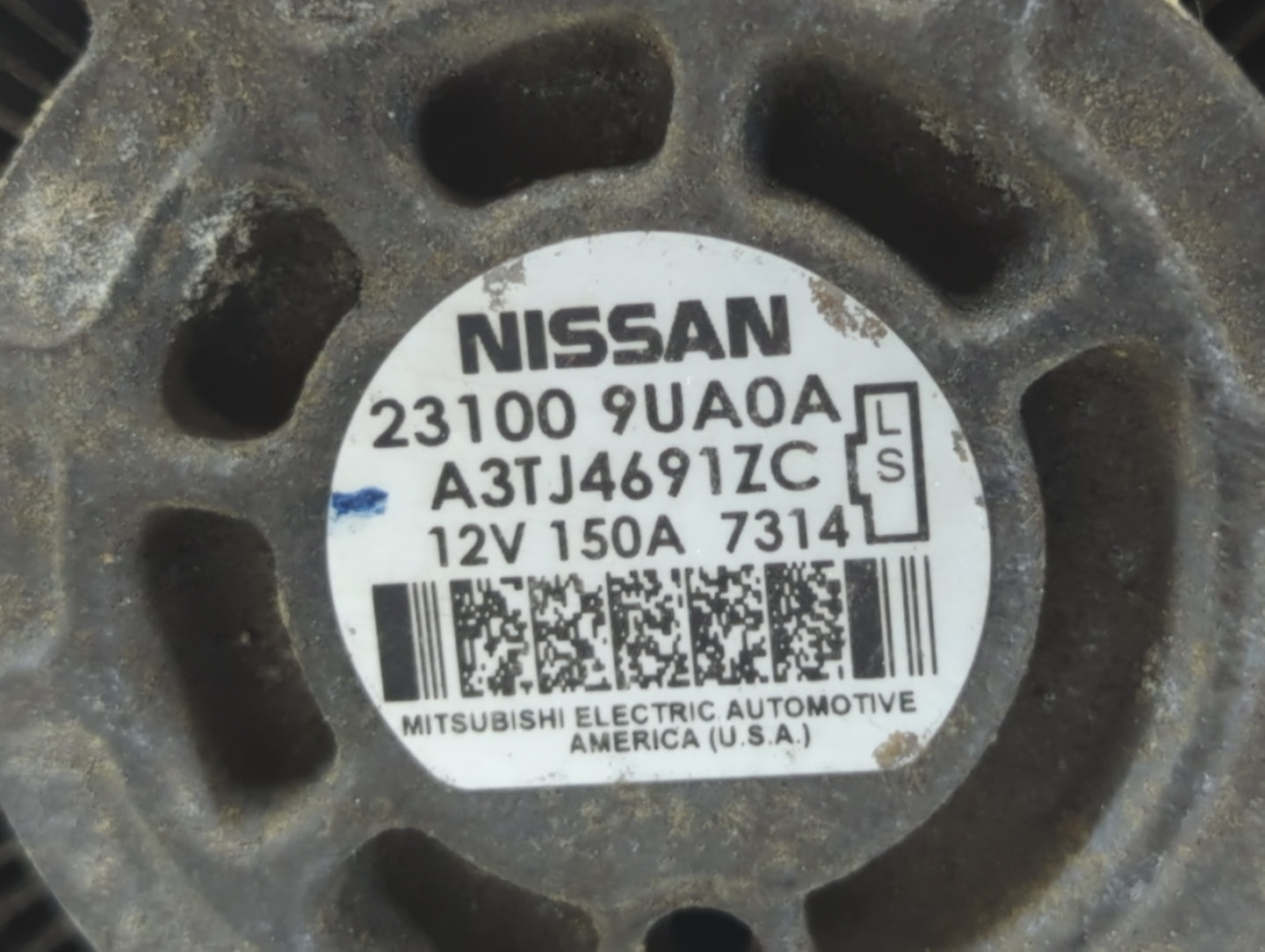 2017-2020 Nissan Pathfinder Alternator Replacement Generator Charging Assembly Engine OEM P/N:A3TJ4691ZC 23100 9UA0A Fits OE