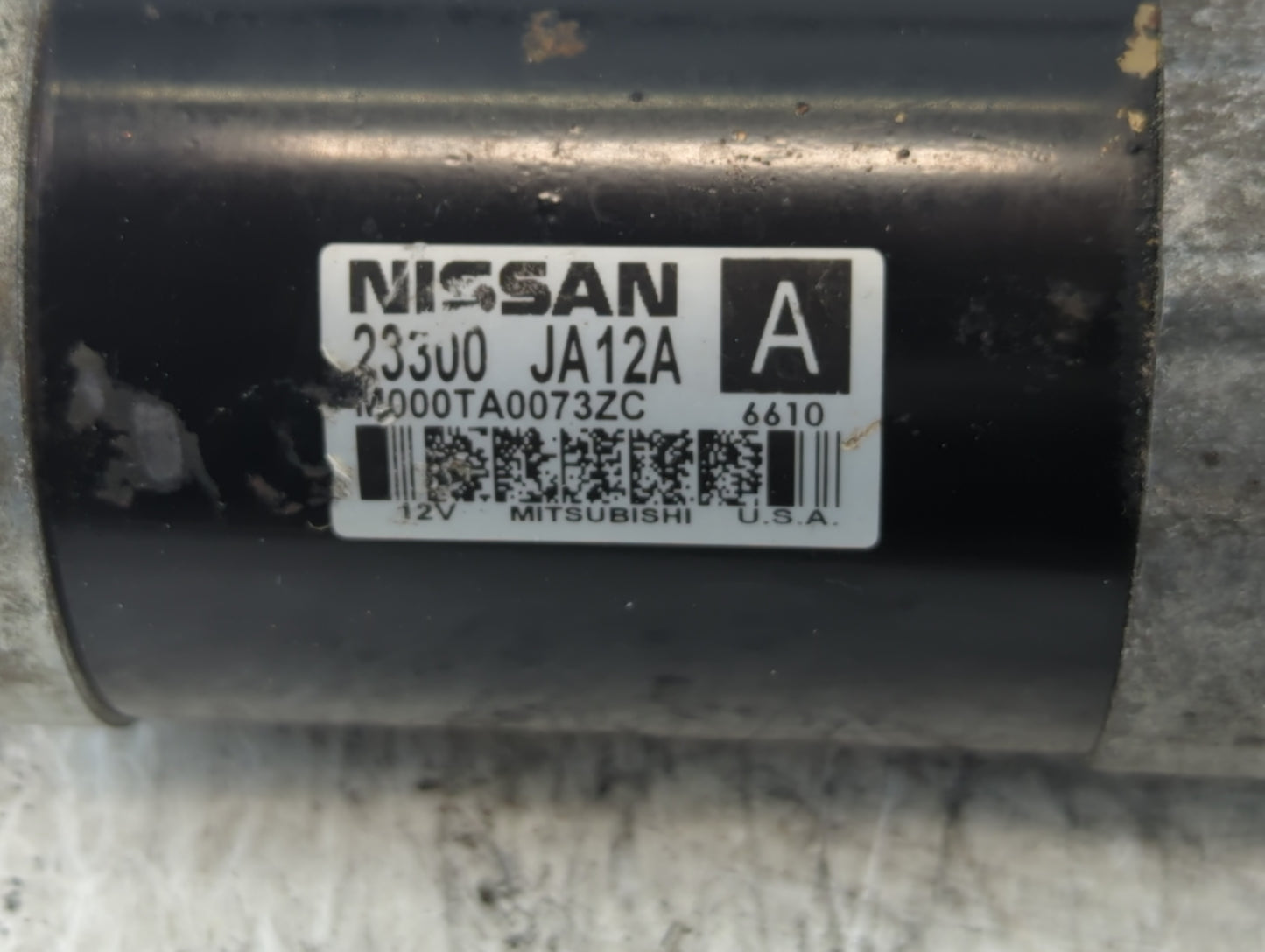 2013-2017 Nissan Pathfinder Car Starter Motor Solenoid OEM P/N:23300 JA12A Fits Fits 2013 2014 2017 OEM Used Auto Parts - Oe