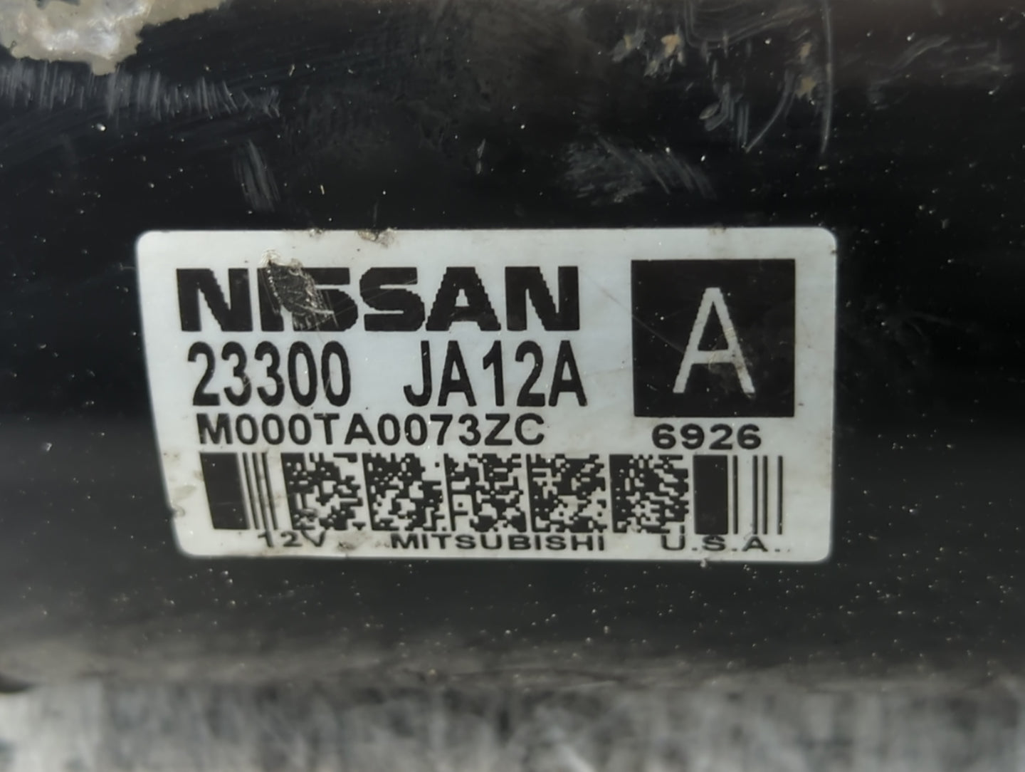 2013-2017 Nissan Pathfinder Car Starter Motor Solenoid OEM P/N:M000TA0073ZC 23300 JA12A Fits Fits 2013 2014 2017 OEM Used Au
