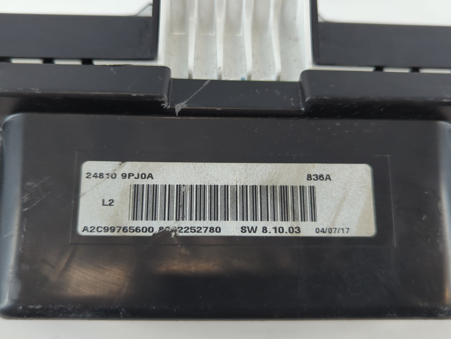 2017 Nissan Pathfinder Instrument Cluster Speedometer Gauges P/N:24810 9PJ0A Fits OEM Used Auto Parts - Oemusedautoparts1.co