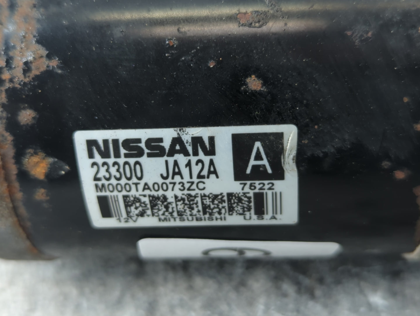 2013-2017 Nissan Pathfinder Car Starter Motor Solenoid OEM P/N:M000TA0073ZC 23300 JA12A Fits Fits 2013 2014 2017 OEM Used Au