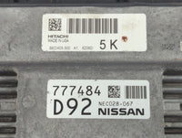 2017 Nissan Pathfinder PCM Engine Control Computer ECU ECM PCU OEM P/N:NEC028-067 777484 D92 Fits OEM Used Auto Parts - Oemu
