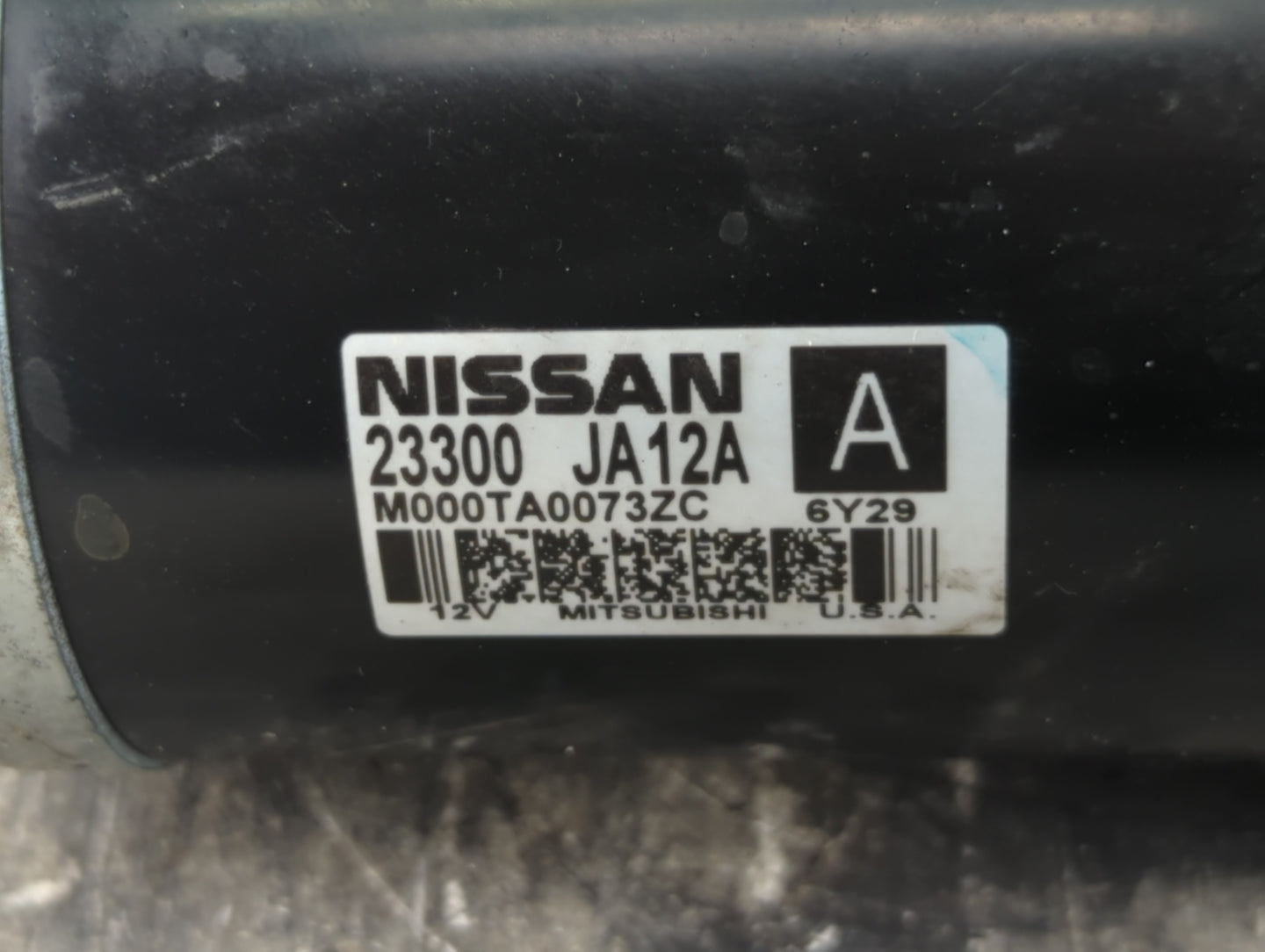 2013-2017 Nissan Pathfinder Car Starter Motor Solenoid OEM P/N:M000TA0073ZC 23300 JA12A Fits Fits 2013 2014 2017 OEM Used Au