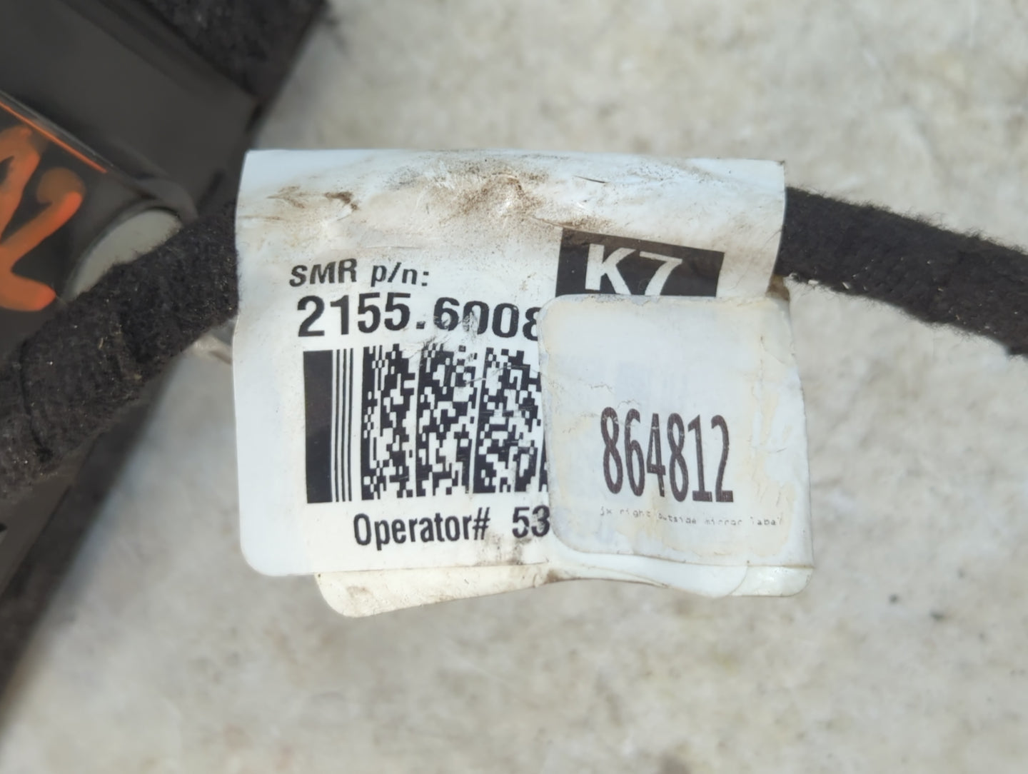 2017 Nissan Pathfinder Passenger Side View Mirror - Right Door Mirror OEM Used - Oemusedautoparts1.com