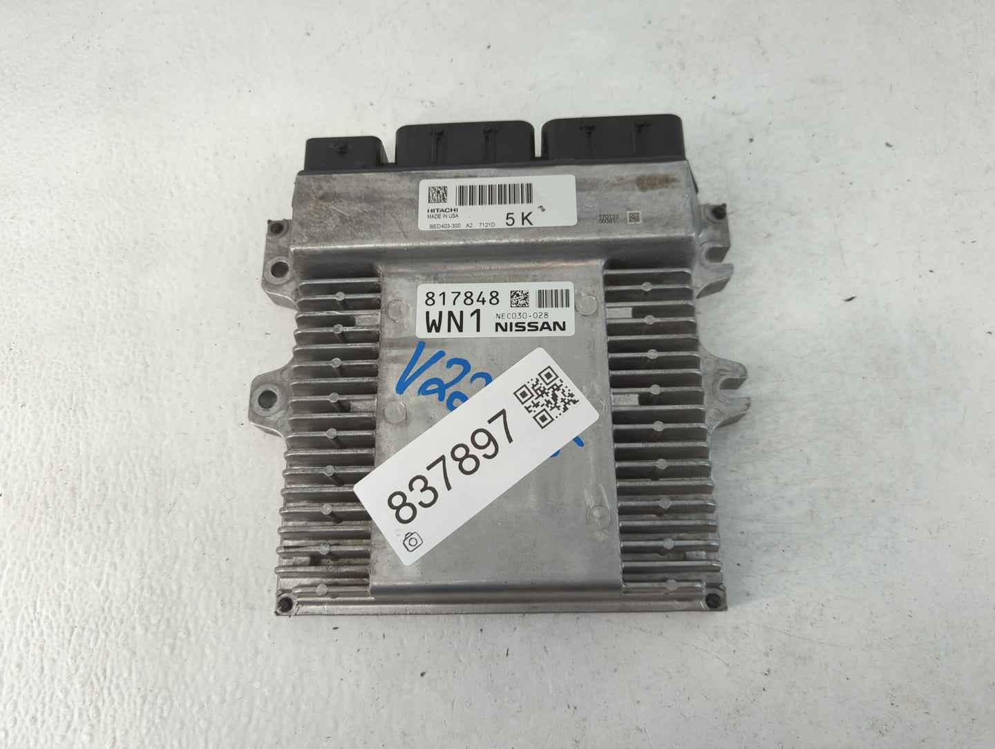 2017 Nissan Pathfinder PCM Engine Control Computer ECU ECM PCU OEM P/N:BED403-300 A2 Fits OEM Used Auto Parts - Oemusedautop