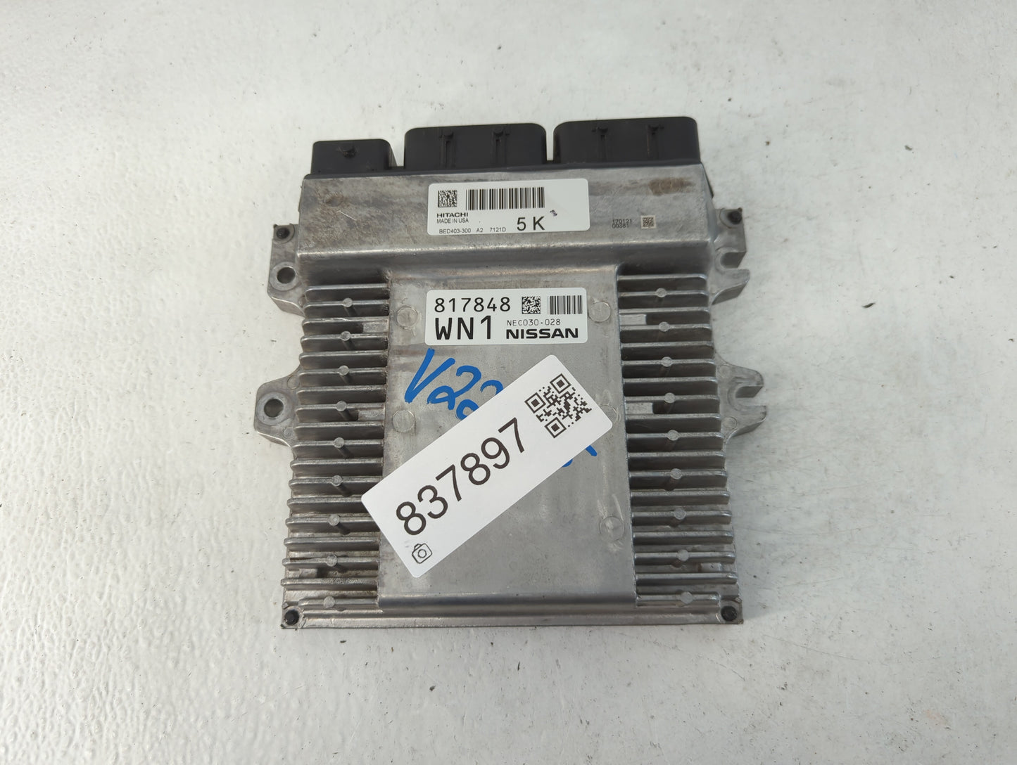 2017 Nissan Pathfinder PCM Engine Control Computer ECU ECM PCU OEM P/N:BED403-300 A2 Fits OEM Used Auto Parts - Oemusedautop